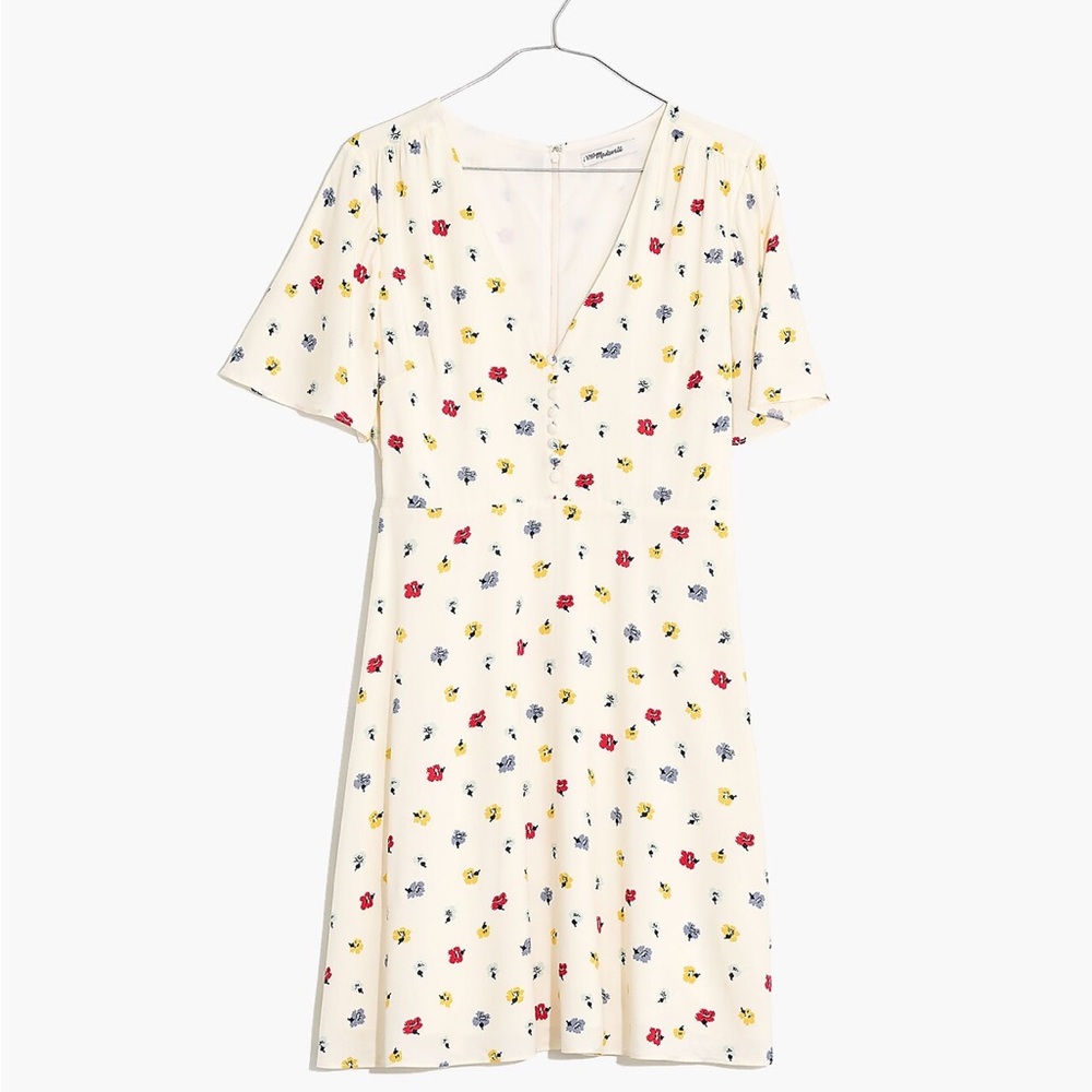 Orchard Flutter-Sleeve Dress in Confetti Floral | size 6